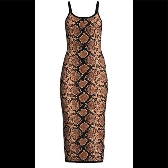 HOST PICK Michael Kors Collection Runway Python Print Dress - Picture 4 of 9